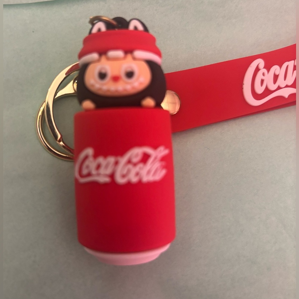 Coca Cola Labubu Collectible Bag Charm - Picture 3 of 4